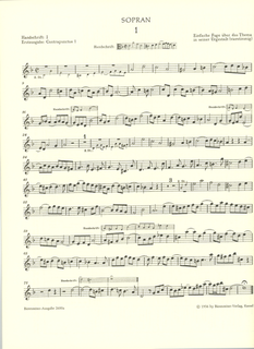 Barenreiter Bach, J.S.: The Art of the Fugue (Die Kunst der Fuge) set of parts (string quartet) Barenreiter