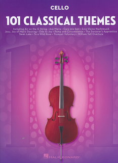 HAL LEONARD 101 Classical Themes (cello)