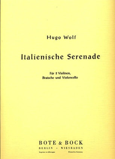 HAL LEONARD Wolf, Hugo: Italian Serenade in G major (string quartet) set of parts