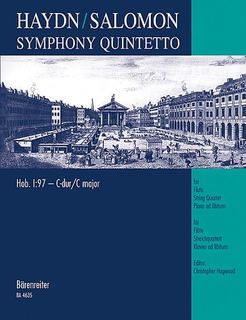 Barenreiter Haydn, F.J. (Hogwood): Hob 1:97 c-dur/c major (flute, 2 violins, viola, cello, piano) Barenreiter