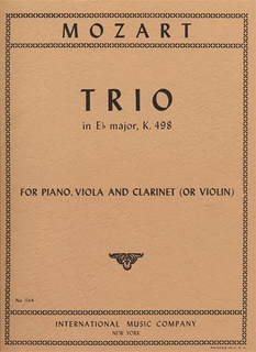 International Music Company Mozart: Trio #7 in Eb KV 498 (violin or clarinet, viola, piano)