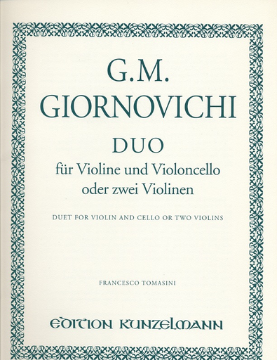 Giornovichi, G.M.: Duo for Violin & Cello or Two Violins