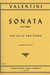 International Music Company Valentini: Sonata in E (cello & piano)
