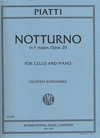 International Music Company Piatti, Alfredo: Notturno in F major Op.20 (cello & piano)