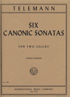 International Music Company Telemann, G.P. (Starker): Six Canonic Sonatas (2 Cellos) International
