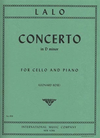 International Music Company Lalo, Edouard (Rose): Concerto in D minor (cello & piano) IMC