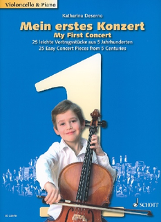 HAL LEONARD Deserno, Katharina: My First Concert - 25 Easy Concert Pieces from 5 Centuries (cello & piano)