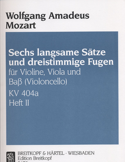 Mozart, W.A.: Trio K404a 2 (violin, Viola, Cello)