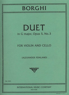 International Music Company Borghi, Luigi: Duet in G Major Op.5#3 for Violin & Cello