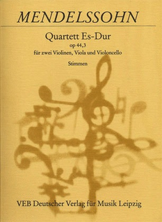 Mendelssohn, Felix: String Quartet in Ev major, Op.44 No.3