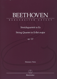 Barenreiter Beethoven (Del Mar): String Quartet in E-flat Major, Op. 127 - URTEXT (string quartet) Barenreiter