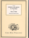 Pallis, Marco: String Quartet in F# Minor, score and parts