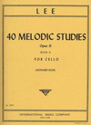International Music Company Lee, Sebastian (Rose): 40 Melodic Studies, Op.31 Vol.2 (cello)