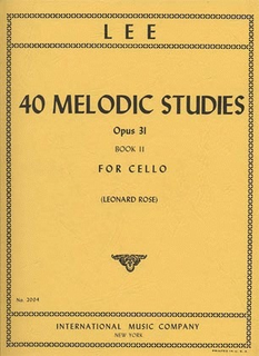 International Music Company Lee: 40 Melodic Studies, Opus 31: Volume II for cello solo