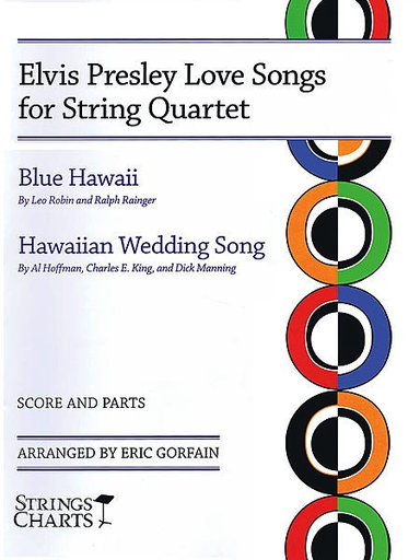 HAL LEONARD Elvis Presley Love Songs for String Quartet (score and parts)