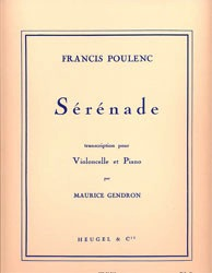 Poulenc, Francis: Serenade (cello & piano)