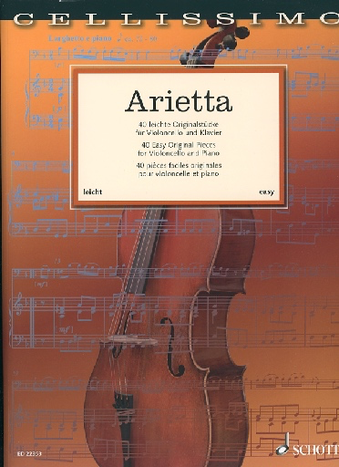 HAL LEONARD Arietta - 40 Easy Original Pieces (cello & piano)