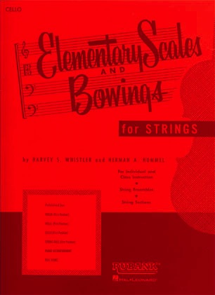 HAL LEONARD Whistler, H. & Hummel, H.: Elementary Scales and Bowings for Strings (cello)