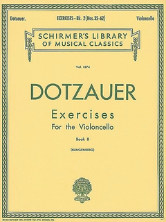 HAL LEONARD Dotzauer, J.J. (Klingenberg): Exercises for the Cello, Bk. 2