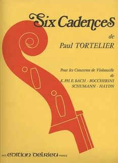 Galaxy Music Tortelier, Paul: 6 Cadences-Cadenzas (Cello)