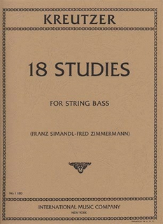 International Music Company Kreutzer, R. (Simandl-Zimmerman): 18 Studies (bass)