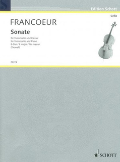 HAL LEONARD Francoeur, F.: Cello Sonata in E (cello & piano)