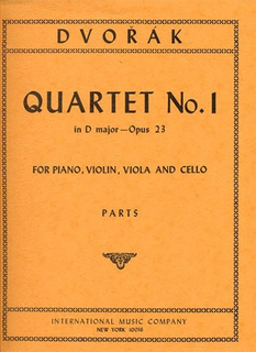 International Music Company Dvorak, Antonin: Piano Quartet No.1 in D major Op.23 (piano, violin, viola, cello)