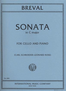 International Music Company Breval (Rose): Sonata No.1 in C Major, Op.40 (cello & piano)