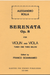 Rarities for Strings Rolla, Alessandro (Sciannameo): Serenata Op.8 for Violin & Viola tuned one third below