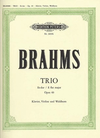 C.F. Peters Brahms, J.: Trio in Eb Op.40 (Horn, Violin, Viola/Cello, and piano)