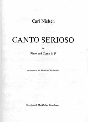 Nielsen, Carl: Canto Serioso for cello & piano