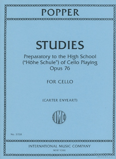 International Music Company Popper, David (Enyeart): Studies, Preparatory to the High School of Cello Playing, op.76 (cello)