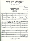 Soong, Fu-Yuan, Poems of the Tang Dynasty (Gan Tang Shi) for String Quartet, score and parts