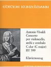 C.F. Peters Vivaldi, A.: Concerto in C RV 399 (cello & piano)
