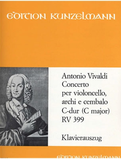 C.F. Peters Vivaldi, A.: Concerto in C RV 399 (cello & piano)