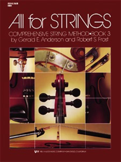Anderson & Frost: All for Strings, Bk.3 (bass)