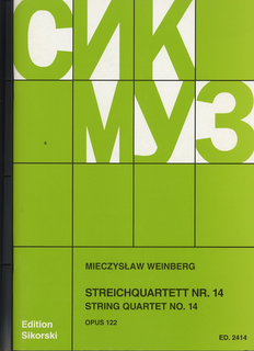 HAL LEONARD Weinberg, M.: String Quartet No. 14, Op. 122 (score and parts)