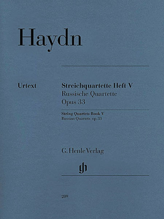 HAL LEONARD Haydn, F.J. (Feder, ed.): String Quartets, Vol.5, Op. 33, "Russian Quartets", urtext (2 violins, viola, and cello)