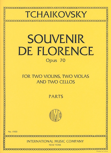 International Music Company Tchaikovsky: Souvenir de Florence, Op.70 (string sextet)
