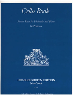 C.F. Peters Heilbut (arr.): Cello Book-Selected Pieces in 1st Position (cello & piano)