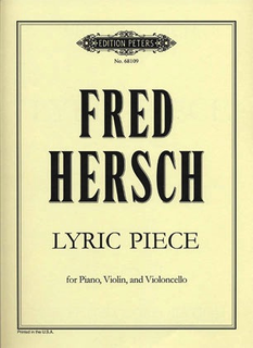 Hersch, Fred: Lyric Piece (piano, violin, cello)