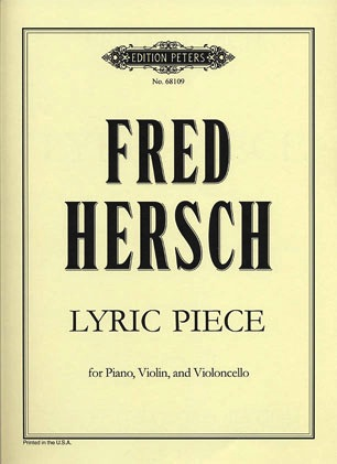 Hersch, Fred: Lyric Piece (piano, violin, cello)