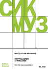 HAL LEONARD Weinberg, Mieczyslaw: 24 Preludes for Cello Solo