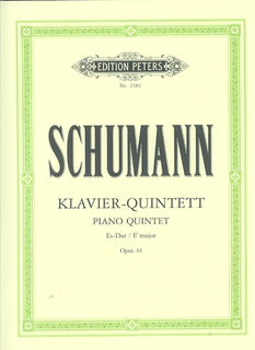C.F. Peters Schumann, R.: Piano Quintet in Eb Major, Op.44 (piano quintet w/ bass) Edition Peters