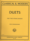 International Music Company Zimmerman: (Collection) 24 Classical & Modern Duets (2 basses) International