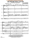 HAL LEONARD My Heart Will Go On - Love Theme from Titanic - Pops for String Quartet (score and parts)