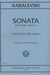 International Music Company Kabalevsky, Dmitri (Rostropovich): Sonata Op.71 (cello & piano)