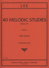 International Music Company Lee, Sebastian (Rose): 40 Melodic Studies, Op.31 Vol.1 (cello) IMC