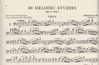 International Music Company Lee, Sebastian (Rose): 40 Melodic Studies, Op.31 Vol.1 (cello) IMC