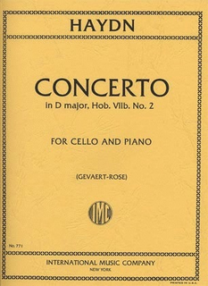 International Music Company Haydn (Rose): Concerto in D Major, Hob.VIIb, No.2 (cello & piano)